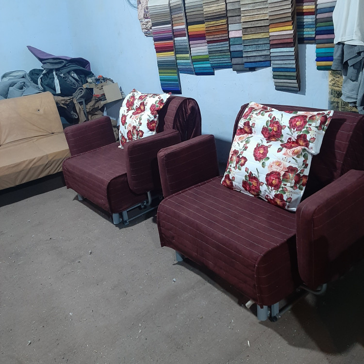 کاناپه تختخوابشو (دسته دار)مبل تخت خوابشو
