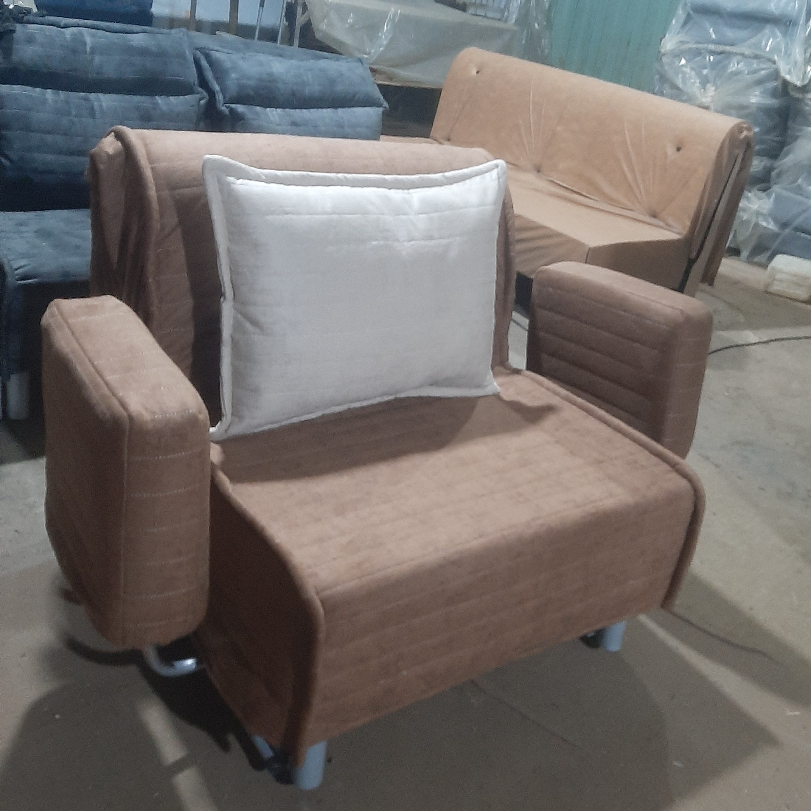کاناپه تختخوابشو (دسته دار)مبل تخت خوابشو